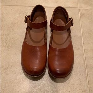 Kork-Ease brown leather Mary Janes